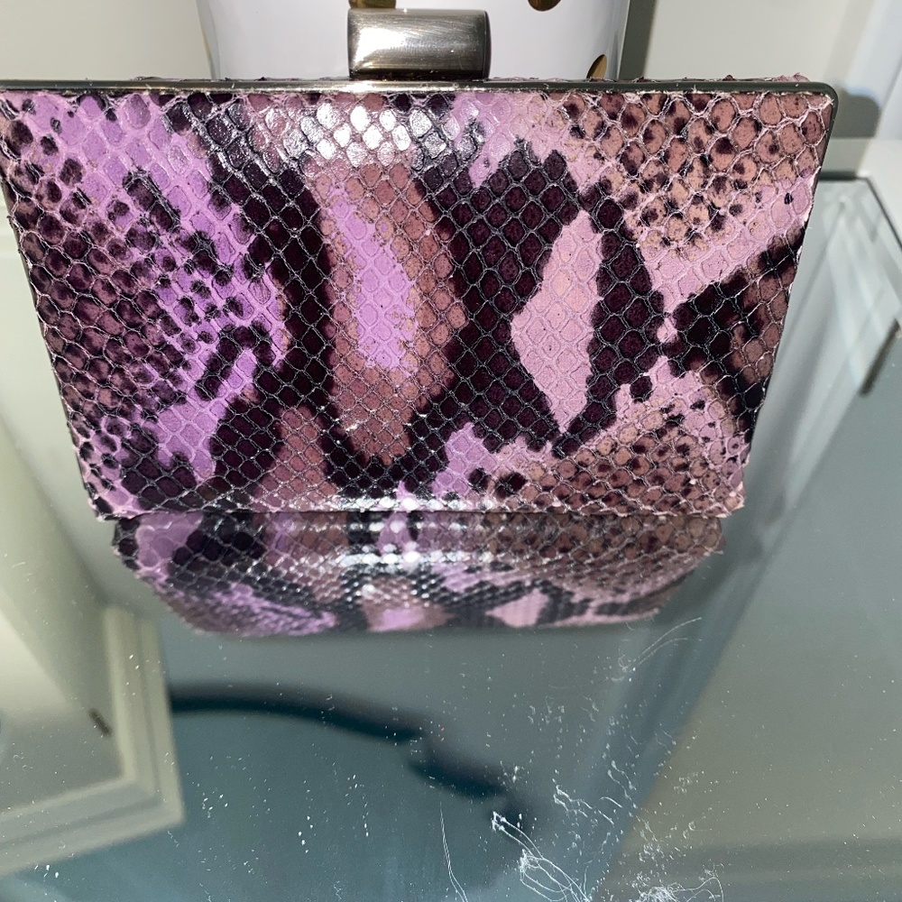 Ann Taylor Lizard Skin Mini Wallet